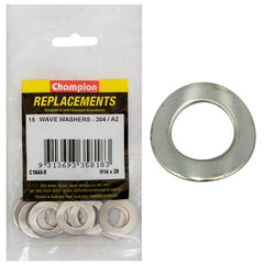 Champion - WASHER-WAVE-STAINLESS STEEL-M14 x 28mm-304/A2 | C1845-8
