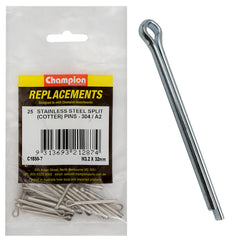 Champion - Split Pins Stainless Steel 3.2 x 32mm - 304/a2 | C1850-7