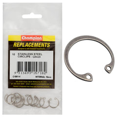 Champion - Circlips - Internal Shaft Stainless Steel 16mm - 316/a4 | C1861-4