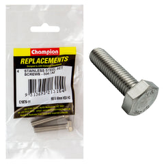Champion - Hex Set Screws Stainless Steel M8 x 40mm - 304/a2 | C1870-11