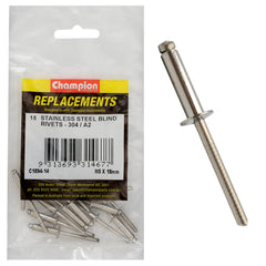 Champion - Rivets - Blind Stainless Steel 5 x 18mm - 304/a2 | C1894-14