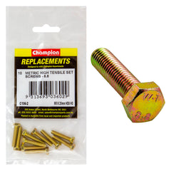 Champion - Hex Set Screws - High Tensile - M5 x 25mm - Grade 8.8 | C196-2
