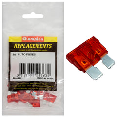 Champion - Fuses - Blade - AF - 10Amp - Red | C2005-20