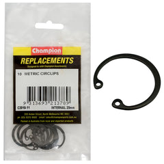 Champion - Circlips - Internal Shaft - 25mm (rtw25) | C2010-11