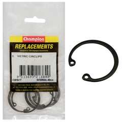 Champion - Circlips - Internal Shaft - 40mm (rtw40) | C2010-17