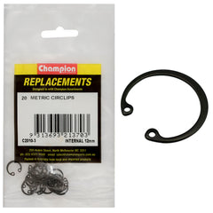 Champion - Circlips - Internal Shaft - 12mm (rtw12) | C2010-3
