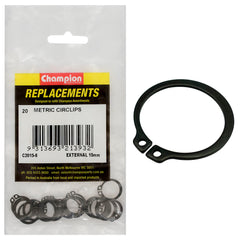 Champion - Circlips - External Shaft - 15mm (stw15) | C2015-6