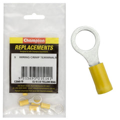 Champion - CRIMP TERMINALS-RING-YELLOW-10mm | C2040-19