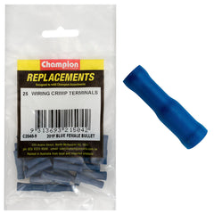 Champion - CRIMP TERMINALS-BULLET-FEMALE-BLUE-4mm | C2040-9
