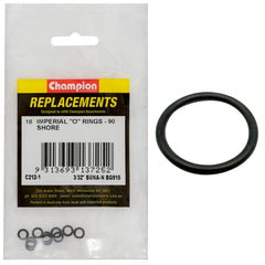 Champion - O Rings - Nitrile Rubber - 90 Shore - 3/32" x .056" - Black | C212-1
