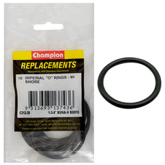 Champion - O Rings - Nitrile Rubber - 90 Shore - 1 - 3/4" x .118" - Black | C212-28