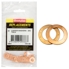 Champion - WASHERS-FLAT-COPPER-5/16" x ⅝" x 20G | C225-2
