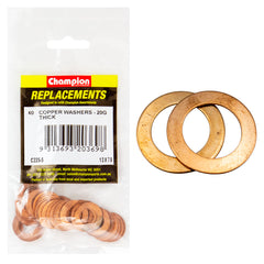 Champion - WASHERS-FLAT-COPPER-1/2" x 7/8" x 20G | C225-5