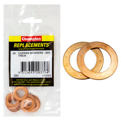 Champion - WASHERS-FLAT-COPPER-9/16" x 15/16" x 20G | C225-6