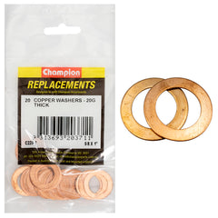 Champion - WASHERS-FLAT-COPPER-⅝" x 1" x 20G | C225-7