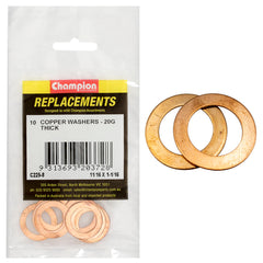 Champion - WASHERS-FLAT-COPPER-11/16" x 1-1/16" x 20G | C225-8