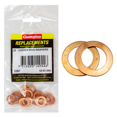 Champion - WASHERS-FLAT-COPPER-M12 x 18 x 1.5mm | C226-7