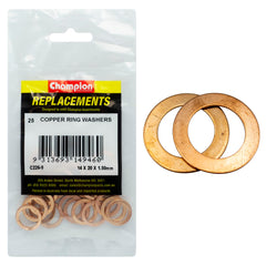 Champion - WASHERS-FLAT-COPPER-M14 x 20 x 1.5mm | C226-9