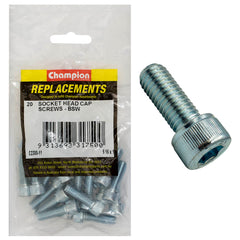 Champion - Socket Head Cap Screws - High Tensile - BSW - 5/16" x 1" - Zinc Plated | C2300-11