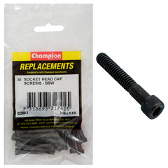 Champion - Socket Head Cap Screws - High Tensile - BSW - 3/16" x 1 - 1/2" - Zinc Plated | C2300-3