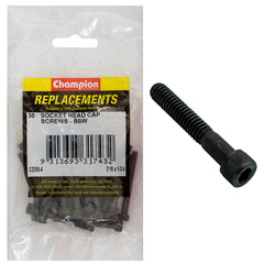 Champion - Socket Head Cap Screws - High Tensile - BSW - 3/16" x 1 - 3/4" - Zinc Plated | C2300-4