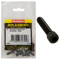 Champion - Socket Head Cap Screws - High Tensile - BSW - 1/4" x ⅝" - Zinc Plated | C2300-6
