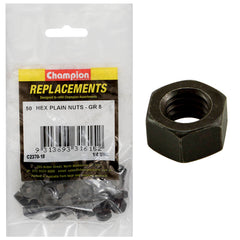 Champion - Hex Plain Nuts - 1/4" - UNC - Class 8 | C2370-18