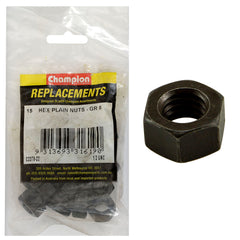 Champion - HEX PLAIN NUTS-1/2"-UNC-CLASS 8 | C2370-22