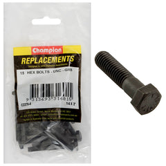 Champion - HEX BOLTS-HIGH TENSILE-1/4" x 2"-UNC-GRADE 8 | C2370-4
