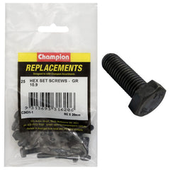 Champion - Hex Set Screws - High Tensile - M6 x 20mm - Grade 10.9 | C2431-1