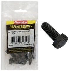 Champion - Hex Set Screws - High Tensile - M10 x 35mm - Grade 10.9 | C2431-10