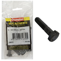 Champion - HEX BOLTS-HIGH TENSILE-M10 x 45mm-GRADE 10.9 | C2431-11