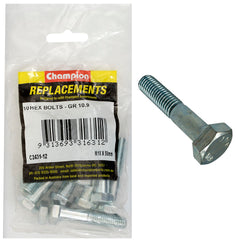 Champion - HEX BOLTS-HIGH TENSILE-M10 x 50mm-GRADE 10.9 | C2431-12