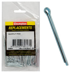 Champion - Split Pins - 7/64" x 1 - 1/4" - Zinc Plated | C2540-3