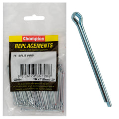 Champion - Split Pins - 7/64" x 2" - Zinc Plated | C2540-4