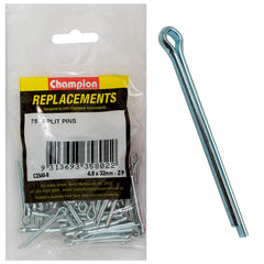 Champion - Split Pins - 4.0 x 32mm - Zinc Plated | C2540-8
