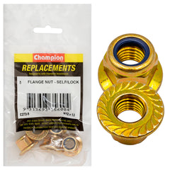 Champion - Hex Flange-Self-Locking Nuts - Nylon Insert - M12 x 1.50mm | C272-9