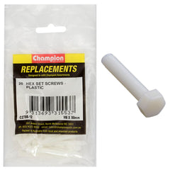 Champion - Hex Set Screws - Plastic - M6 x 50mm | C2788-12