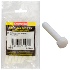 Champion - Hex Set Screws - Plastic - M8 x 30mm | C2788-16