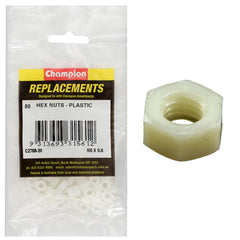 Champion - Hex Plain Nuts - Plastic - M5 x 0.8mm | C2788-20