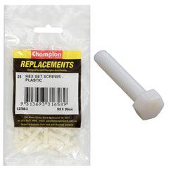 Champion - Hex Set Screws - Plastic - M5 x 20mm | C2788-2
