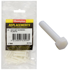 Champion - Hex Set Screws - Plastic - M5 x 30mm | C2788-4
