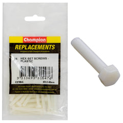 Champion - Hex Set Screws - Plastic - M5 x 40mm | C2788-6