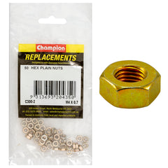 Champion - Hex Plain Nuts - High Tensile - M4 x 0.7mm - Class 8 | C300-2