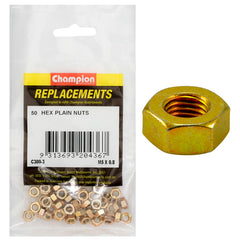 Champion - Hex Plain Nuts - High Tensile - M5 x 0.8mm - Class 8 | C300-3