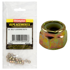 Champion - HEX NUTS-SELF LOCKING-NYLON INSERT-M5 x 0.8mm | C300-9