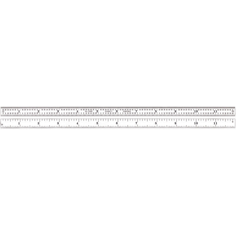 Starrett - Steel Rule 12in 4R Grad Full-Flexible | C304R-12