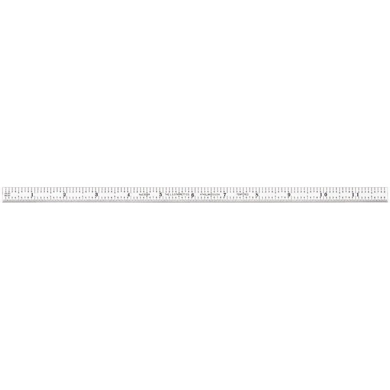 Starrett - Steel Rule 12in 6R Grad Full-Flexible | C306R-12