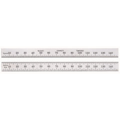 Starrett - Steel Rule 150mm  No. 30 Grad Full-Flexible Satin Chrome | C330-150