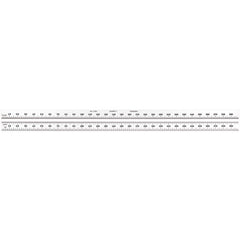 Starrett - Steel Rule 300mm No. 30 Grad Full-Flexible Satin Chrome | C330-300